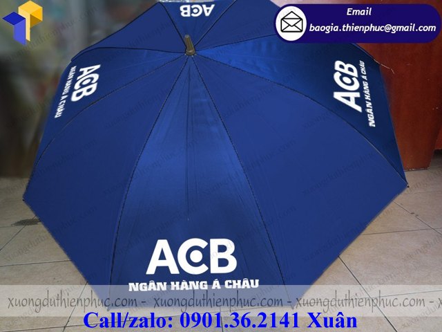 thiết kế logo dù cầm tay