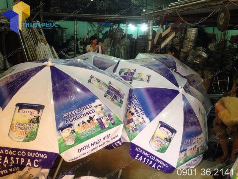 dù quảng cáo cho event