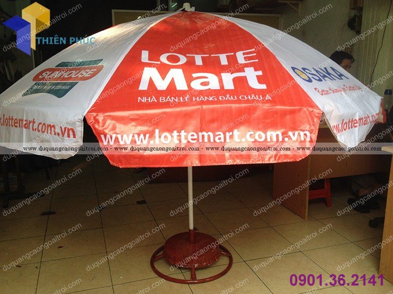 dù quảng cáo ngoài trời