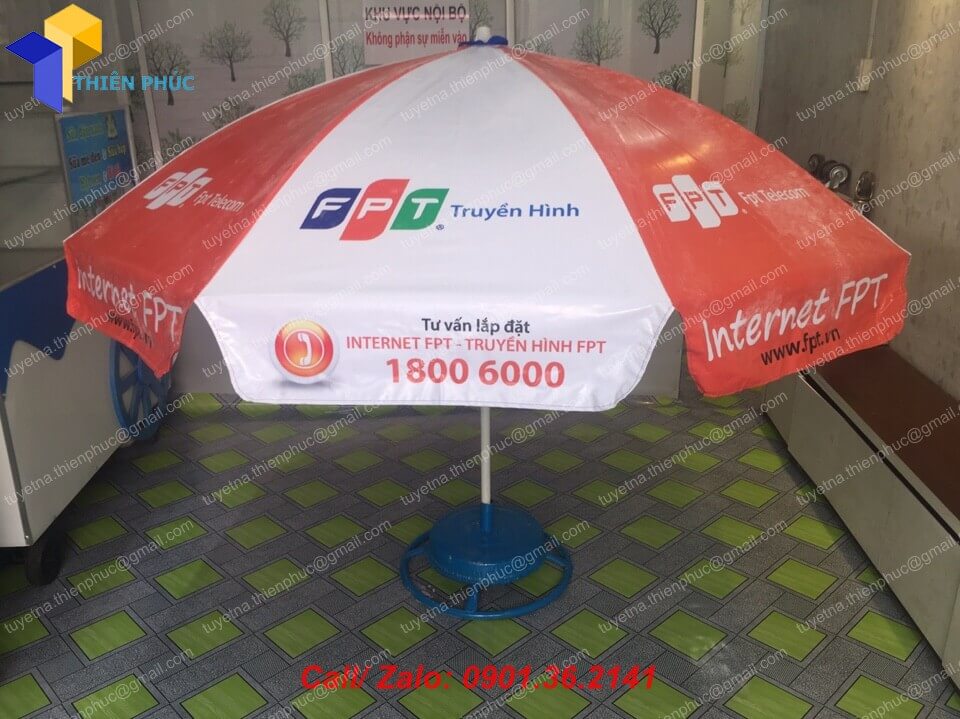 ô dù quảng cáo ngoài trời