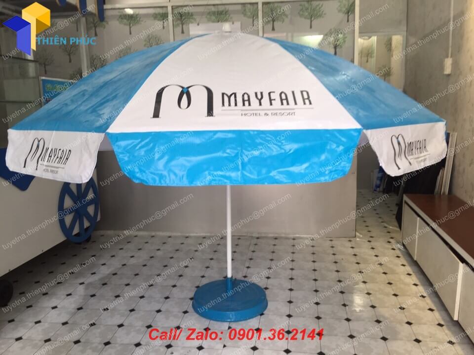 dù che quảng cáo ngoài trời