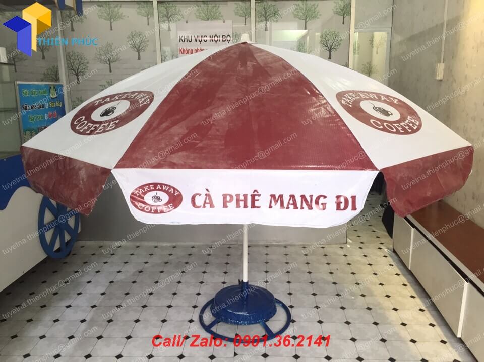 dù quảng cáo ngoài