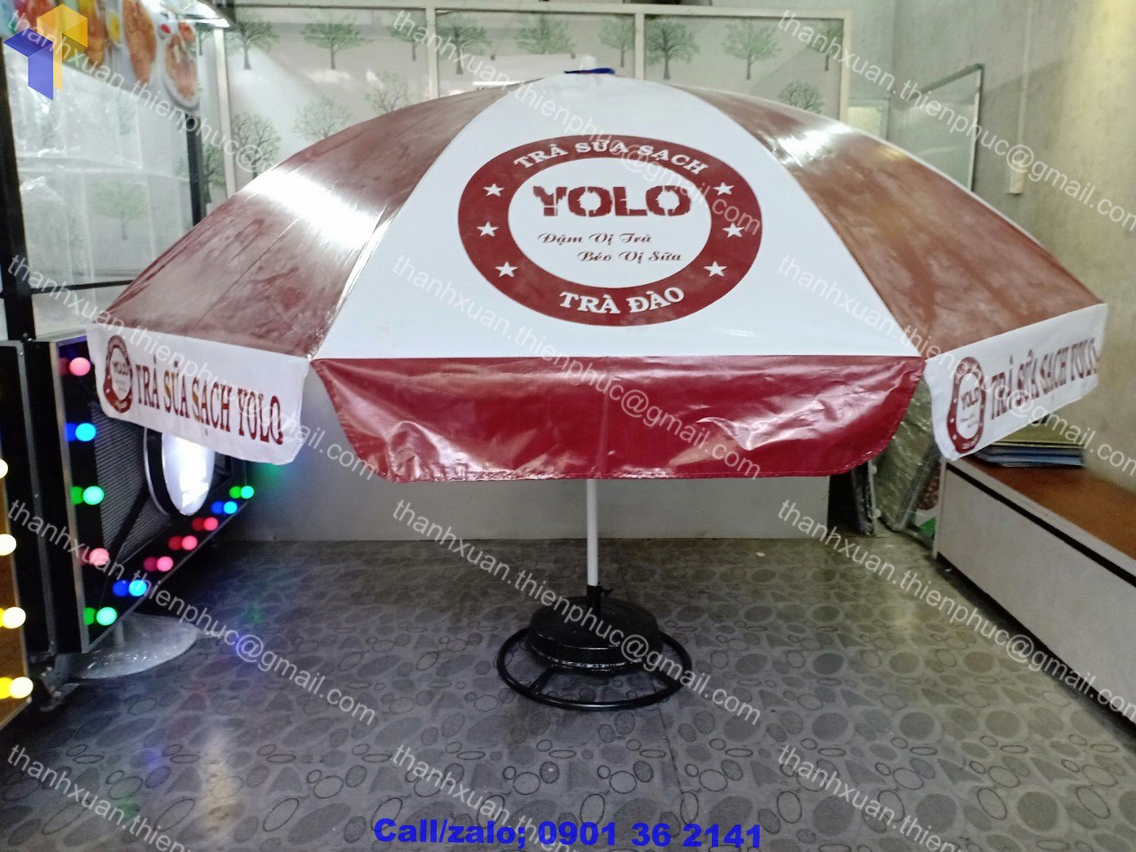 dù quảng cáo che ngoài trời