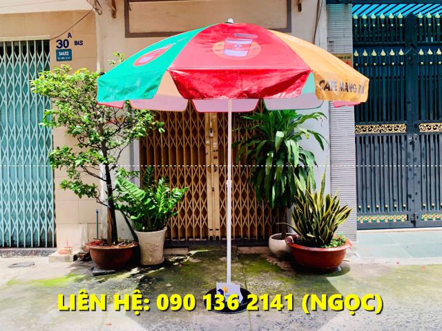 dù ngoài trời in logo