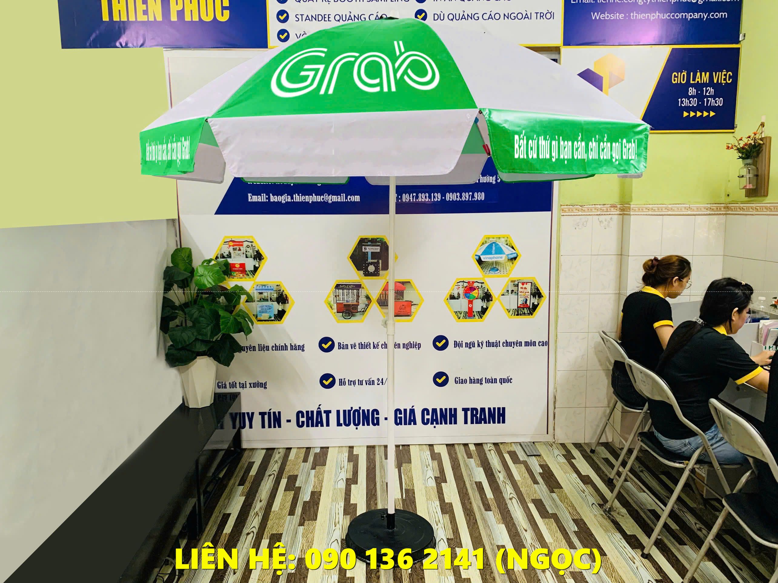 dù quảng cáo ngoài trời