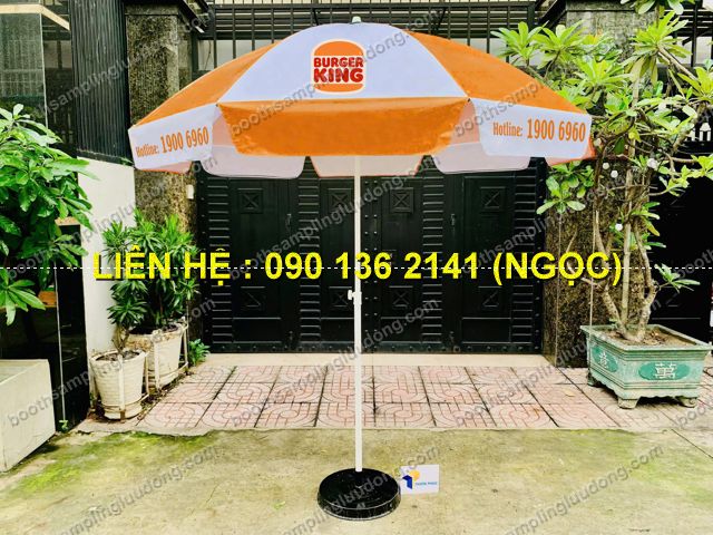 dù quảng cáo ngoài trời