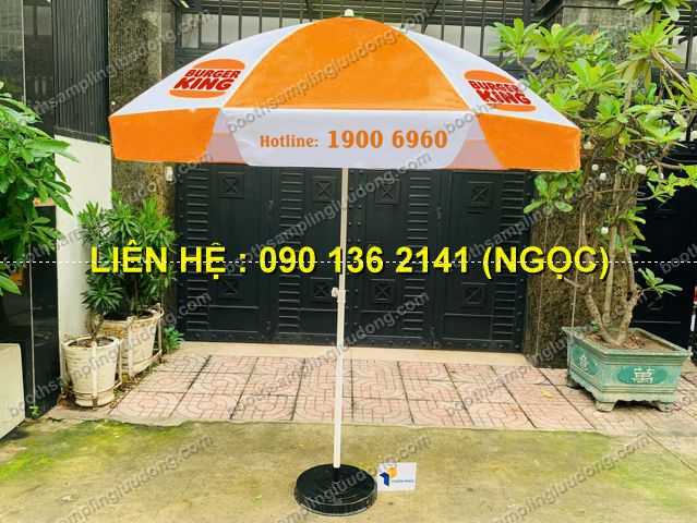 dù sự kiện in logo