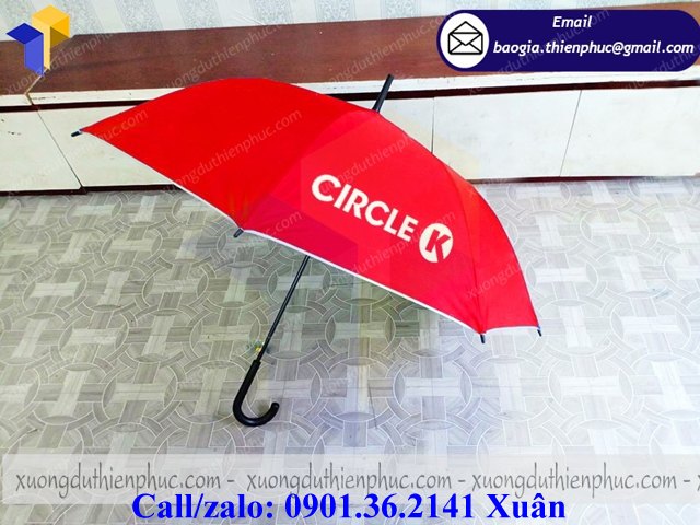 mua dù cầm tay  in logo ở đâu